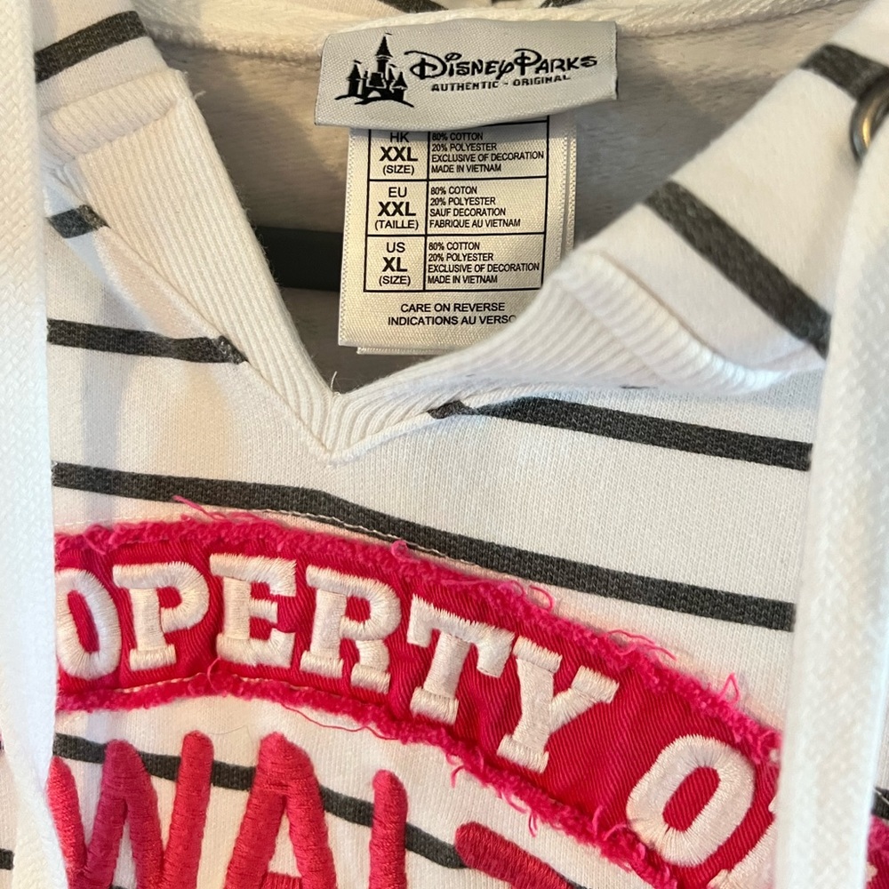 Worn 1x Disney Parks Hoodie 💕Womens XL- Retired - Picture 2 of 2